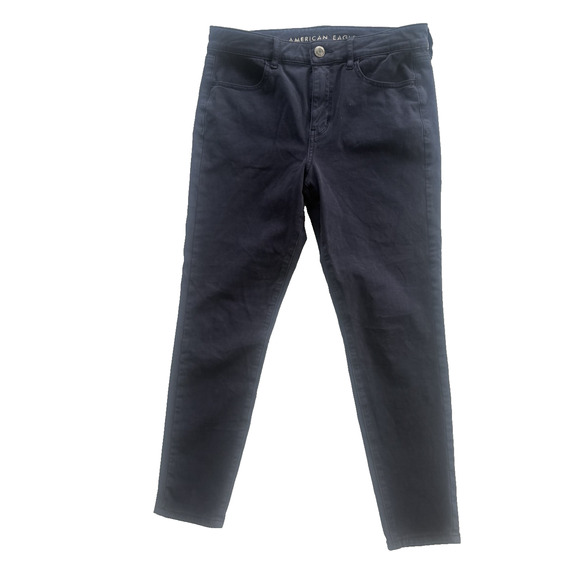 American Eagle 360 Next Level Stretch Super Hi Rise Jegging Jeans Size 8 X-Short - Picture 1 of 4